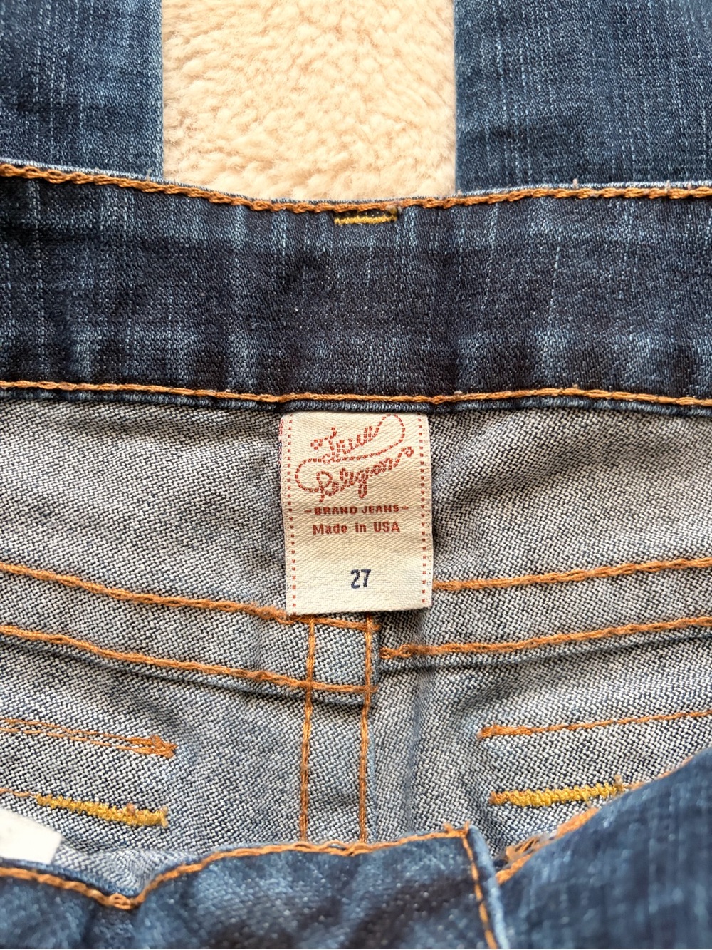 Dark Blue True Religion Denim Jeans - Picture 5 of 6